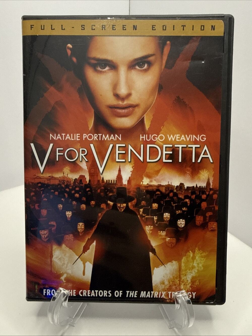 V for Vendetta DVD 2006 Full-Screen Edition Natalie Portman Hugo Weaving